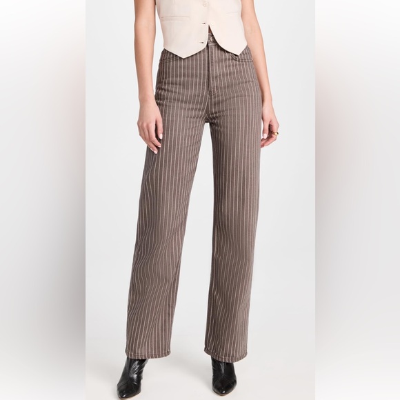 Reformation Wilder Pinstripe Jeans - Picture 8 of 13